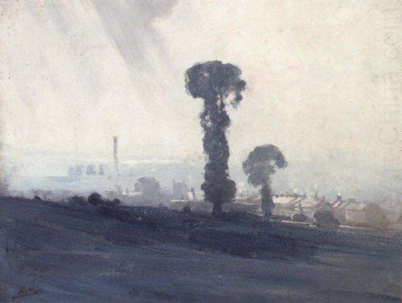 Arthur streeton View of Hampstead Heath from Fack Straw's Castle china oil painting image